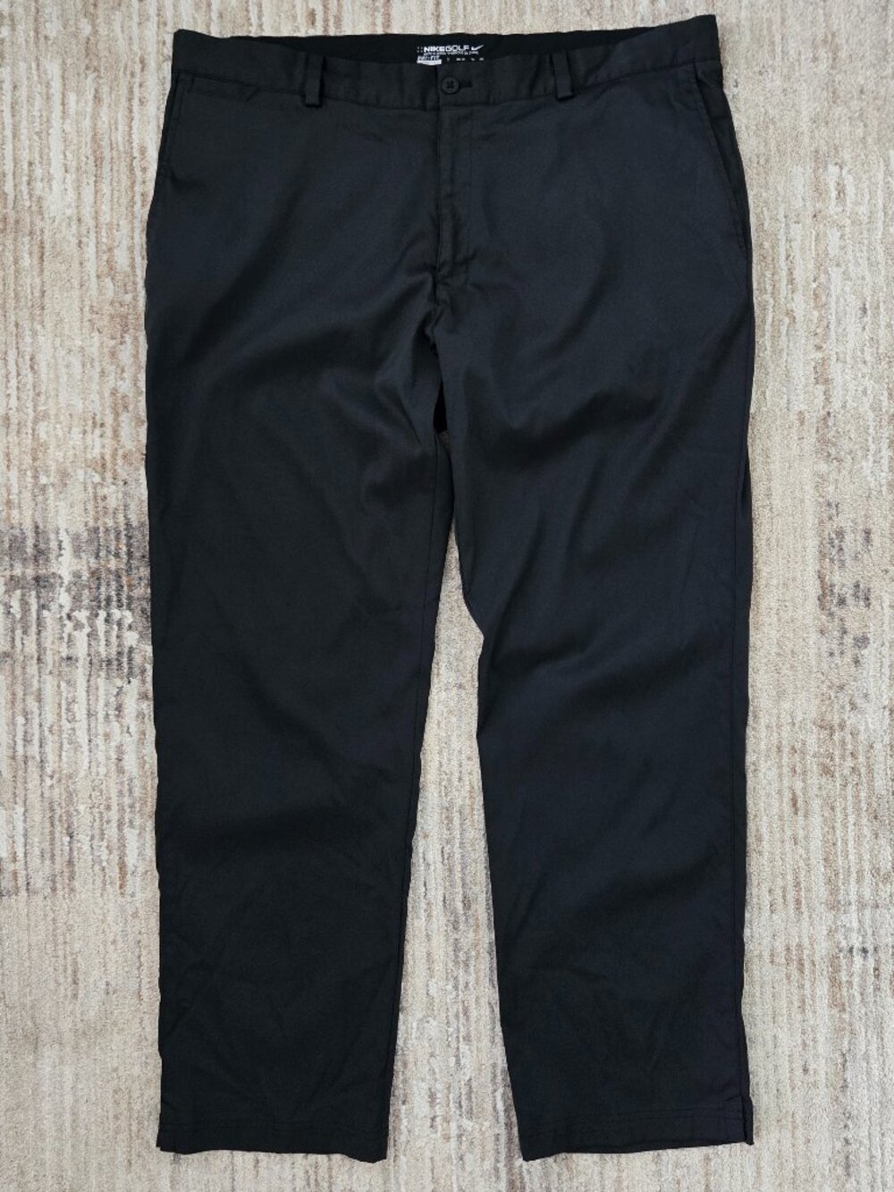 Nike Golf Dri Fit Performance Pants Mens Black Athleisure Stretch 38W 30L